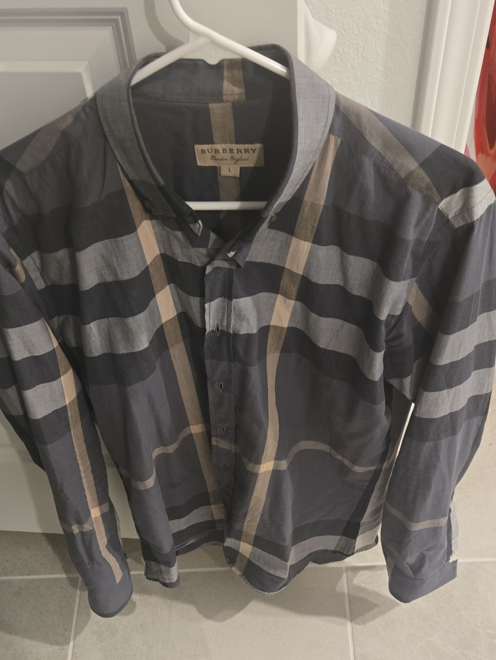 FATHER'S DAY SPECIAL! Men's Burberry Shirt. Orig.$600! Like New $200